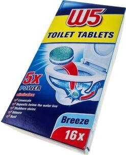 2x WC Tabs - Krachtig Actief, 3-in-1 Toilet Cleaning Tabs 100% Reiniging