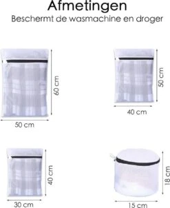 Merkloos Waszakken - Wasnetten - Bescherm Je Wasgoed En Wasmachine - Packing Cubes - Travel Organizer - 7 Stuks -bol winkel 982x1200 1