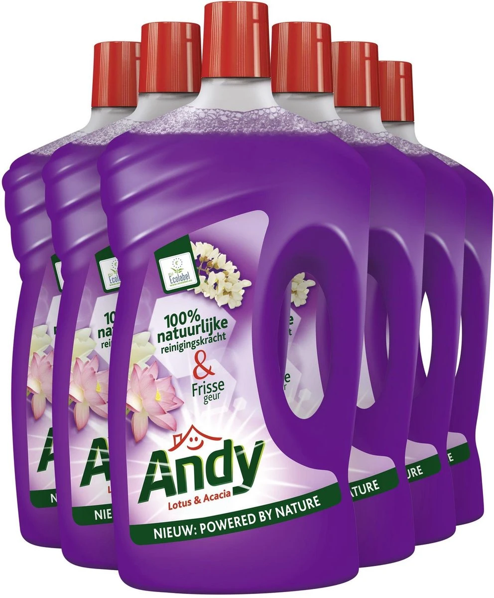 Andy Lotus & Acacia Allesreiniger - 6 x 1L - Voordeelverpakking Andy Lotus & Acacia Allesreiniger - 6 X 1L - Voordeelverpakking -bol winkel