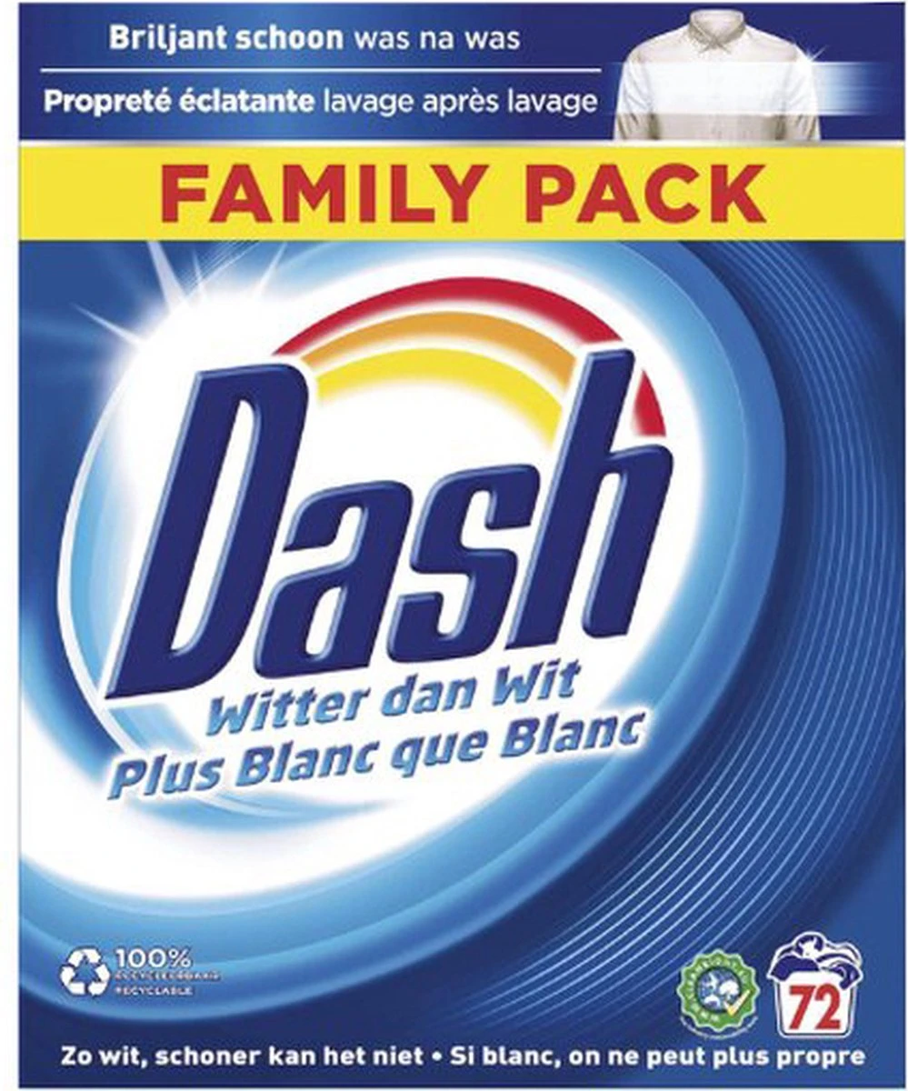 Dash Waspoeder Original Wit - Wasmiddel - 72 Wasbeurten - Voordeelverpakking Dash Waspoeder Original Wit - Wasmiddel - 72 Wasbeurten - Voordeelverpakking -bol winkel 999x1200 1
